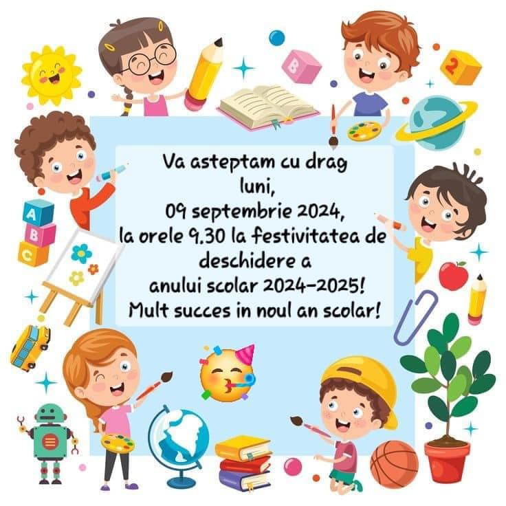 Împreună pentru un an școlar plin de inspirație!
